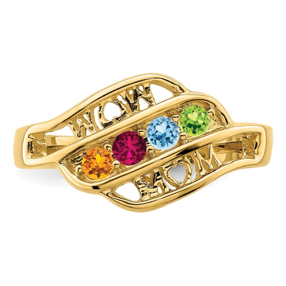 14k Genuine Family Jewelry Ring