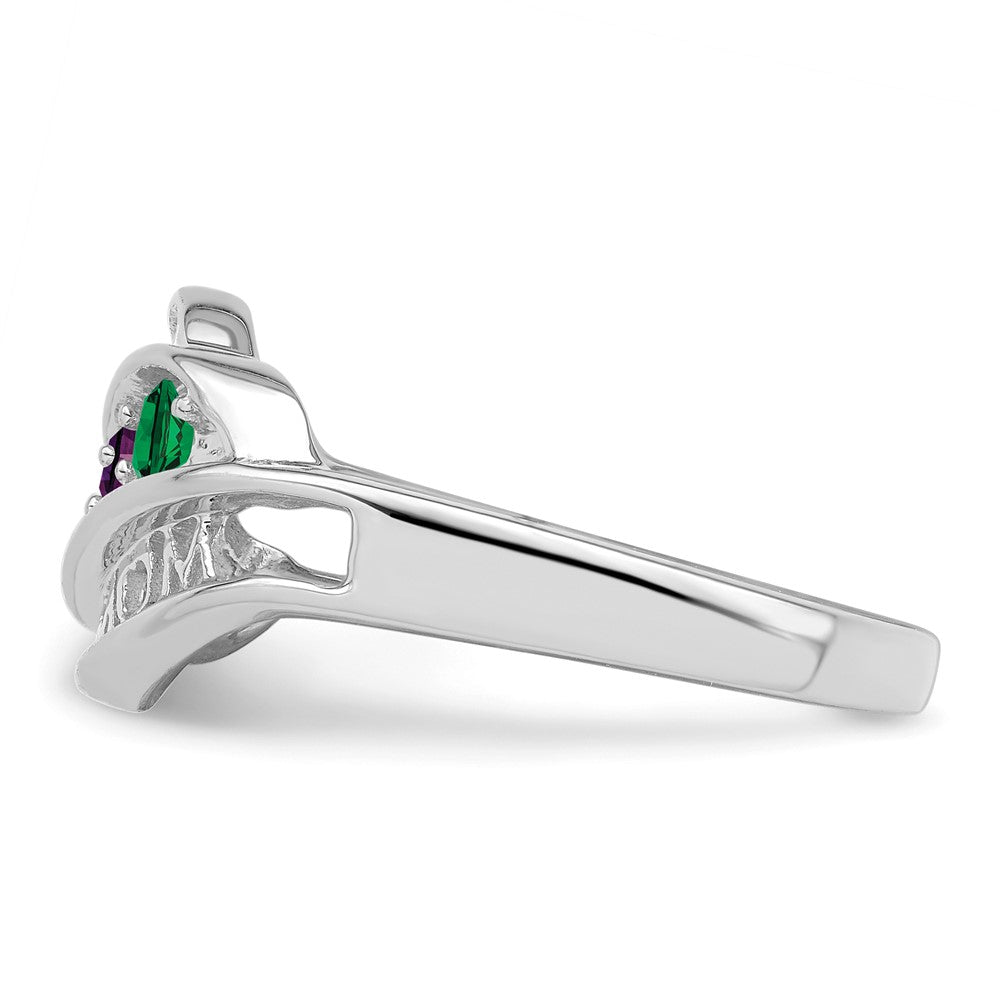 14k White Gold Family Jewelry Ring Mounting