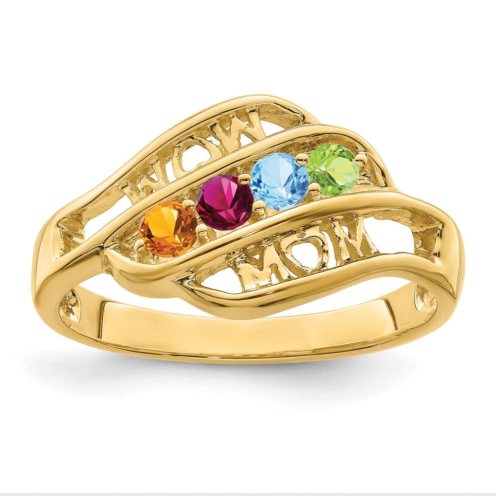 14k Genuine Family Jewelry Ring