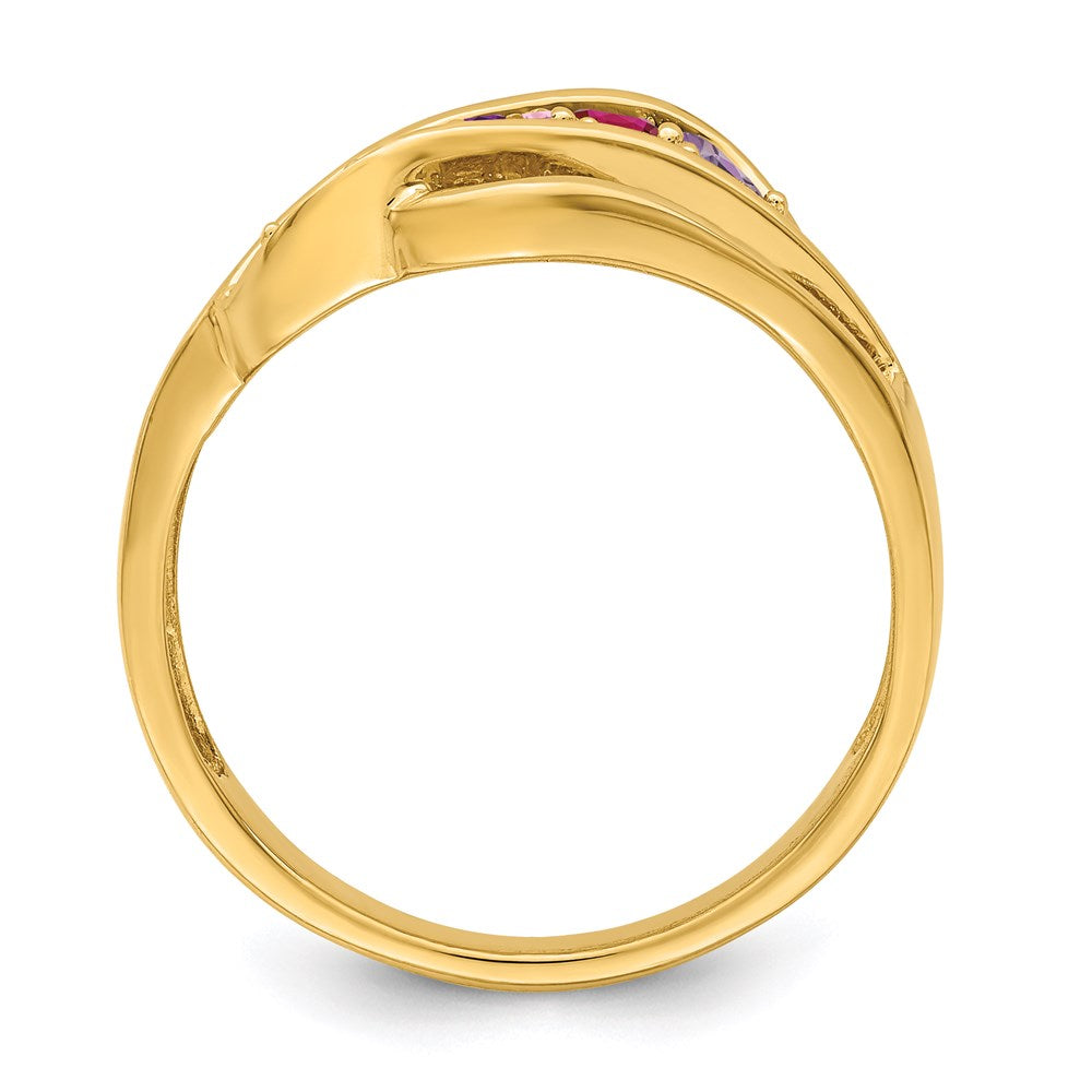 14k Genuine Family Jewelry Ring