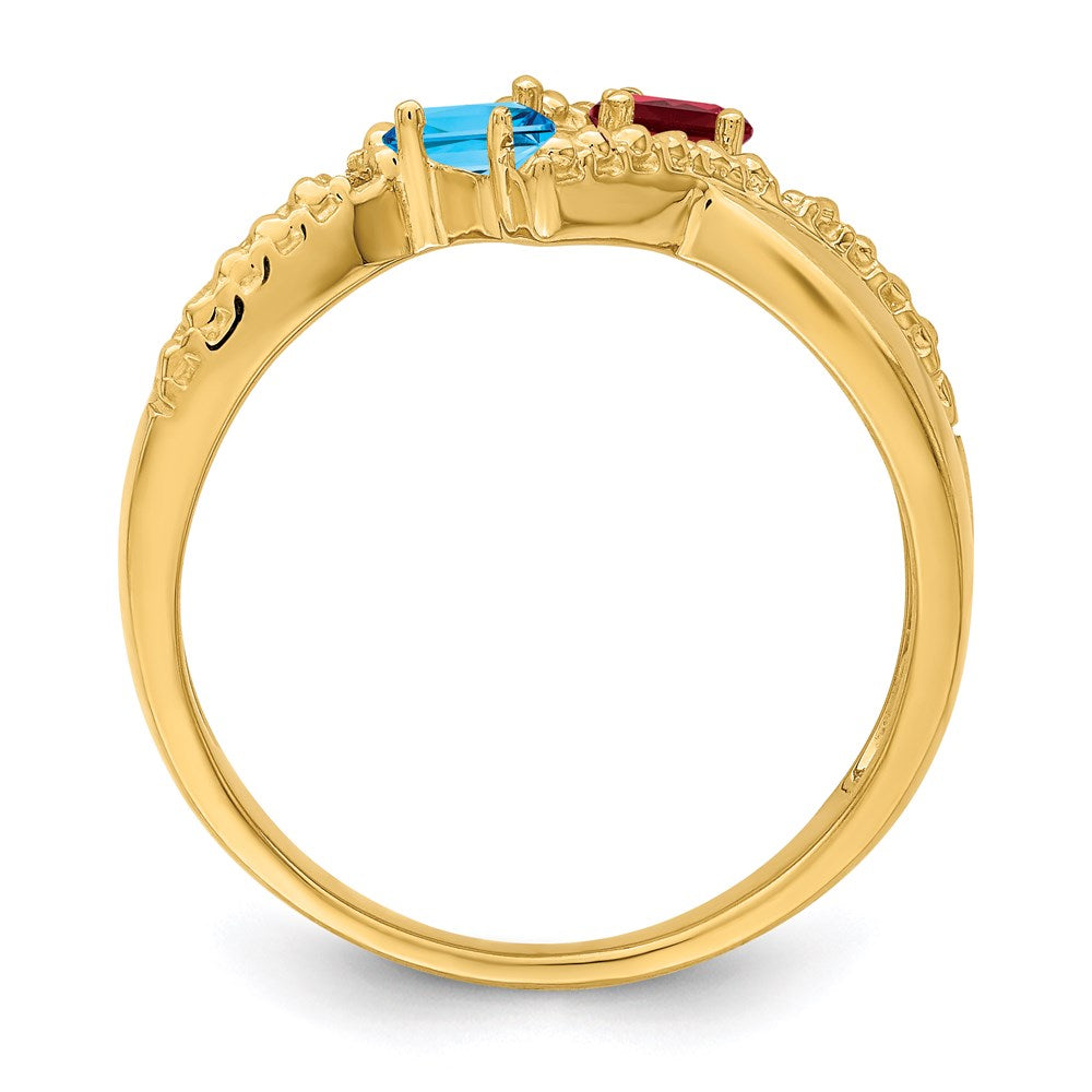 14k Genuine family jewelry ring