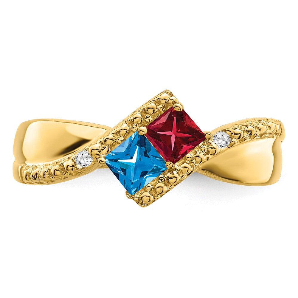14k Genuine family jewelry ring