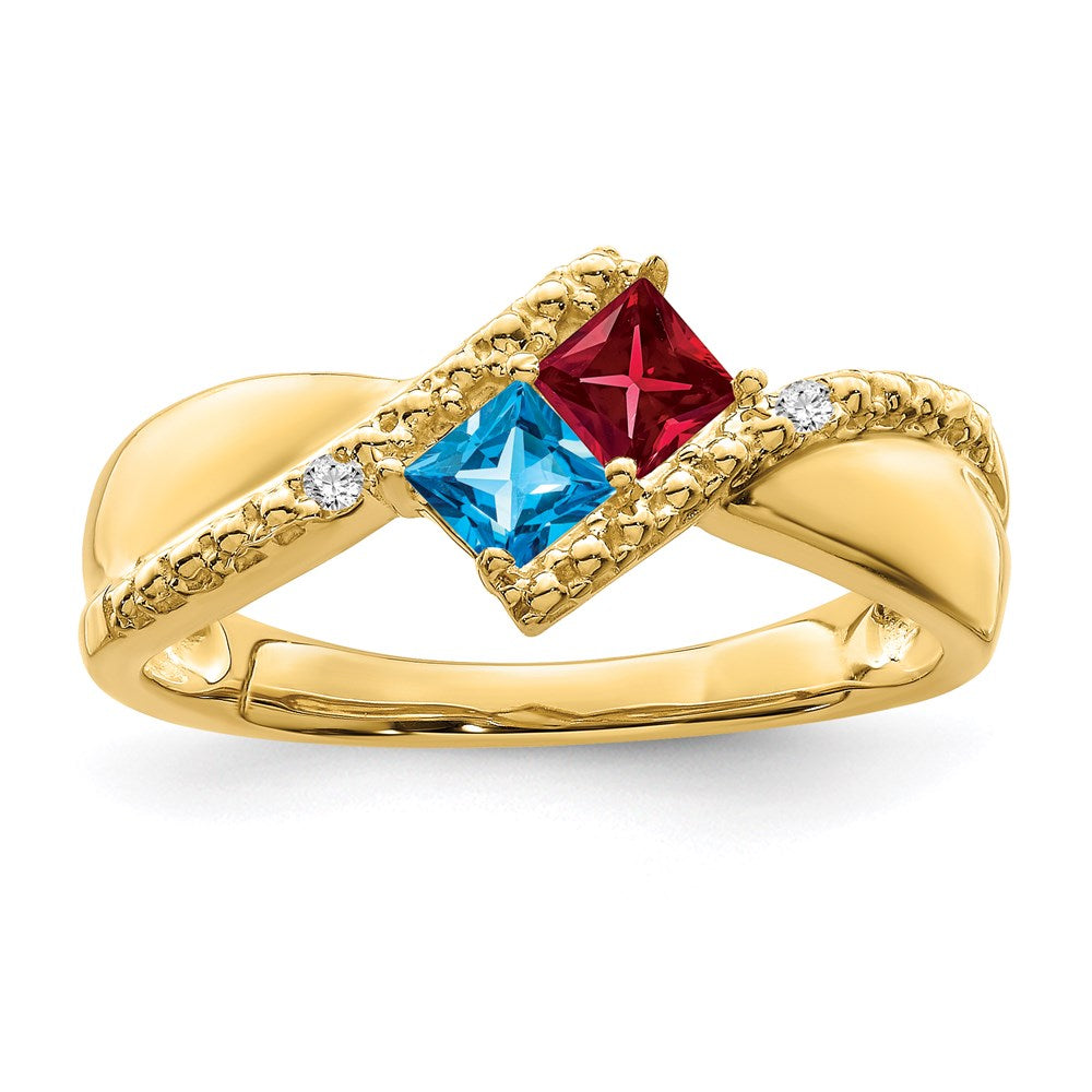 14k Genuine family jewelry ring