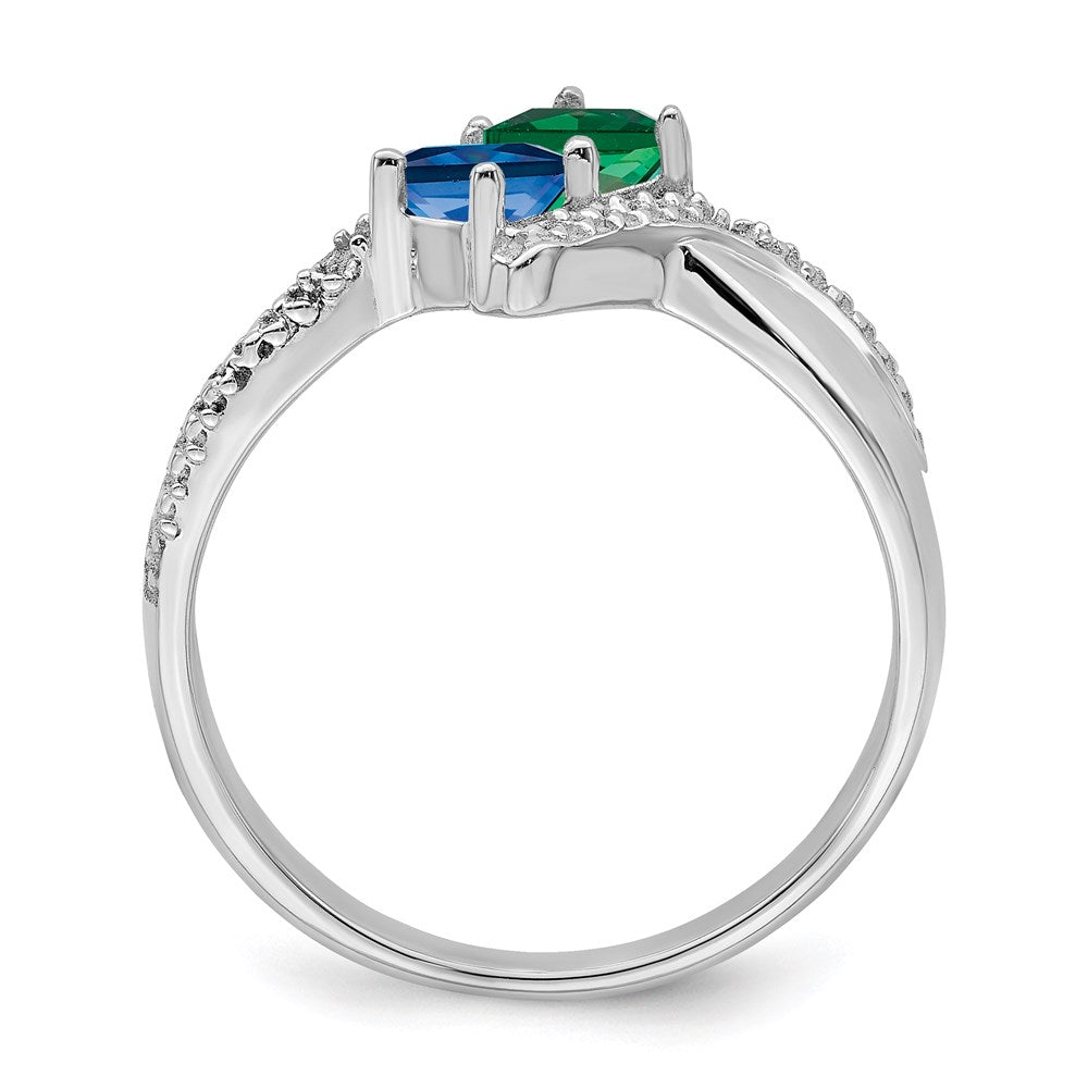 14k White Gold Family Jewelry Ring Mounting