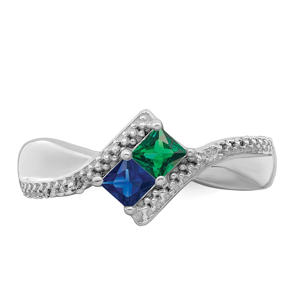 14k White Gold Family Jewelry Ring Mounting