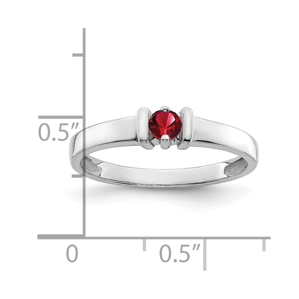 Sterling Silver Rhodium-plated Family Jewelry Mounting