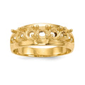 14k Polished 5-Stone Mothers Ring Mounting