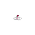 Sterling Silver Rhodium-plated Family Jewelry Mounting