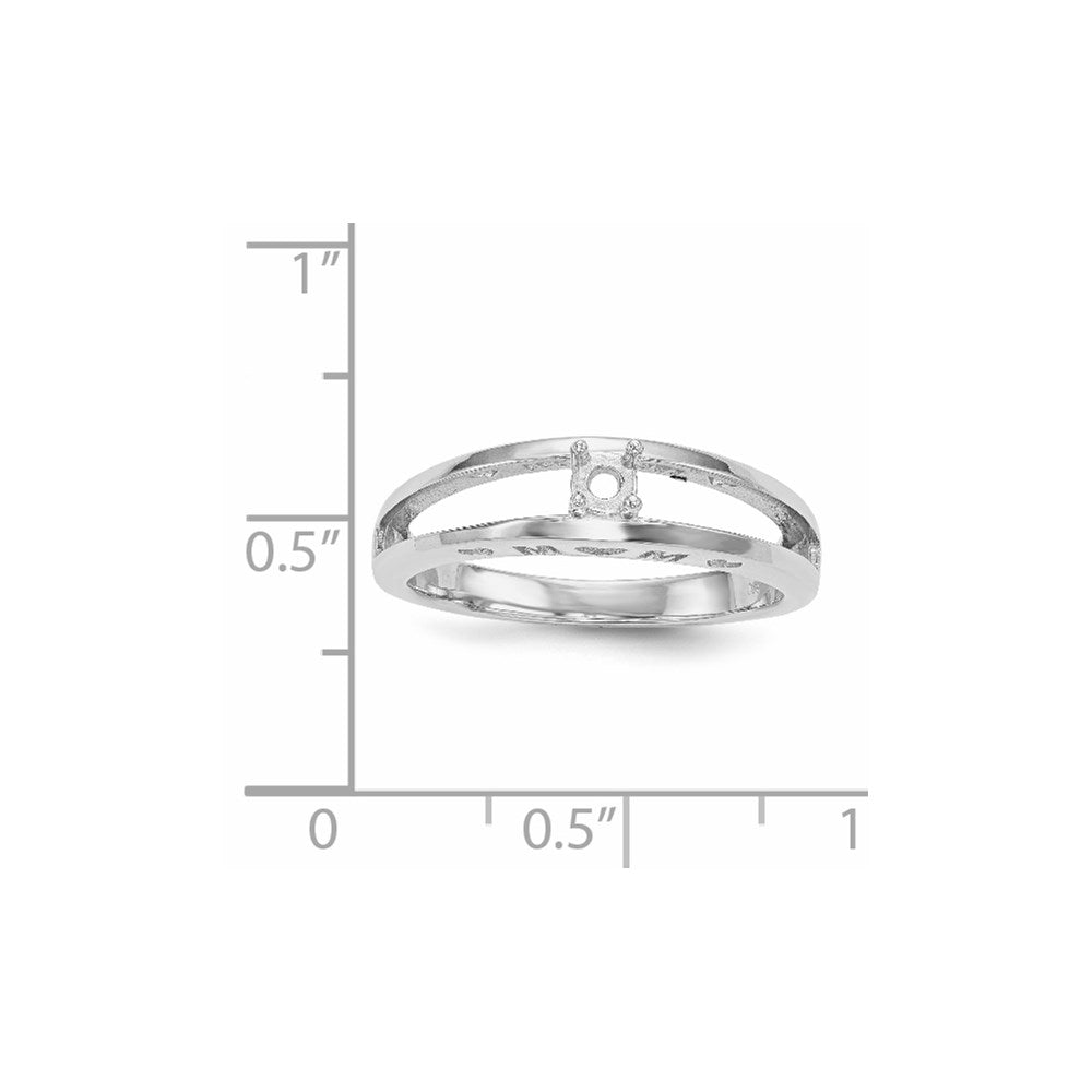 14k White Gold Family Jewelry Ring Mounting