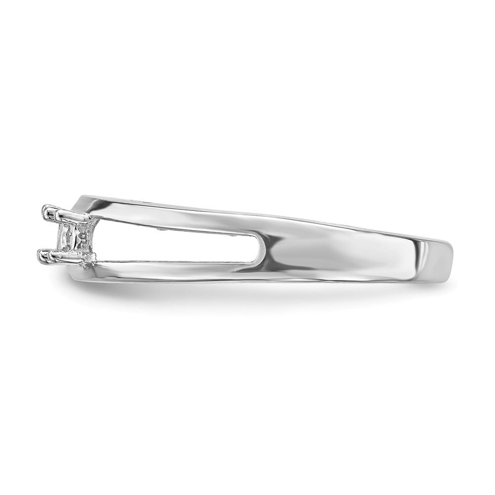 14k White Gold Family Jewelry Ring Mounting