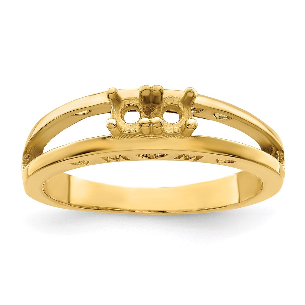 14k 3mm Synthetic Family Jewelry Ring