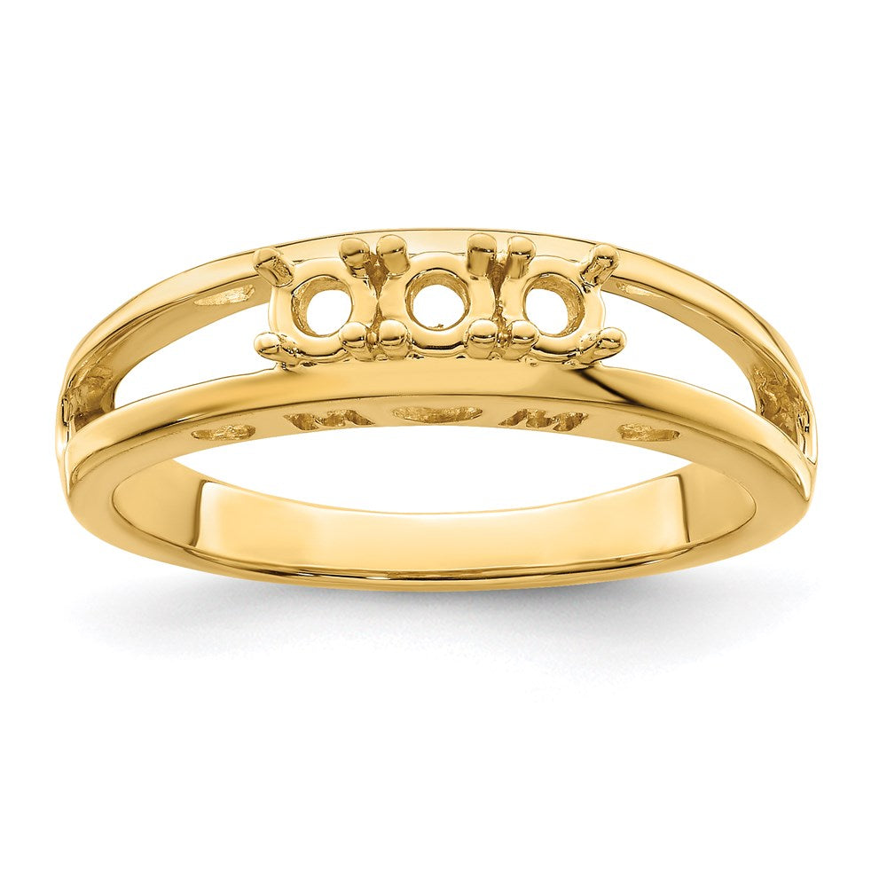 14k 3mm Synthetic Family Jewelry Ring