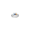 Sterling Silver Rhodium-plated Family Jewelry Mounting