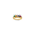 14k 3mm Synthetic Family Jewelry Ring
