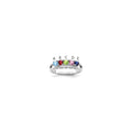 Sterling Silver Rhodium-plated Family Jewelry Mounting
