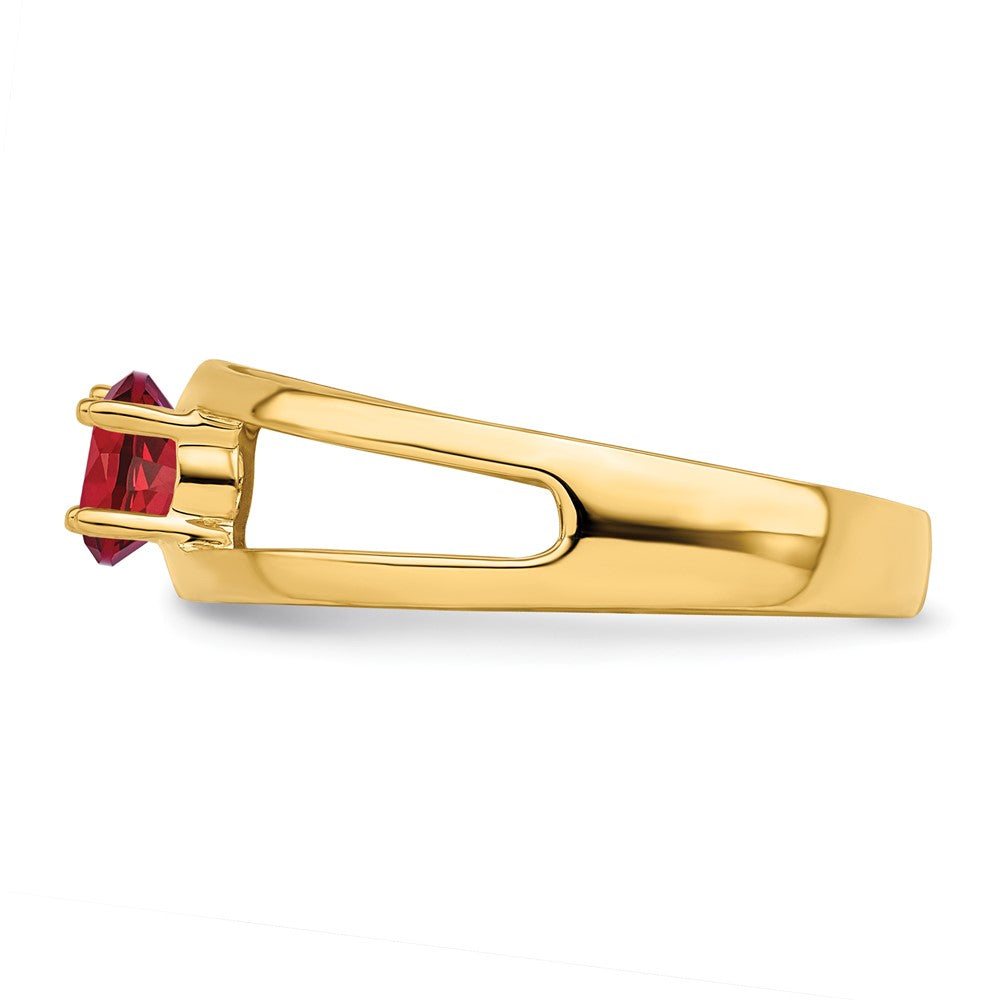 14k Synthetic Family Jewelry Ring