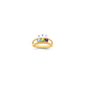 14k Genuine 3 Stone Mother's Ring