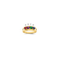 14k Synthetic Family Jewelry Ring