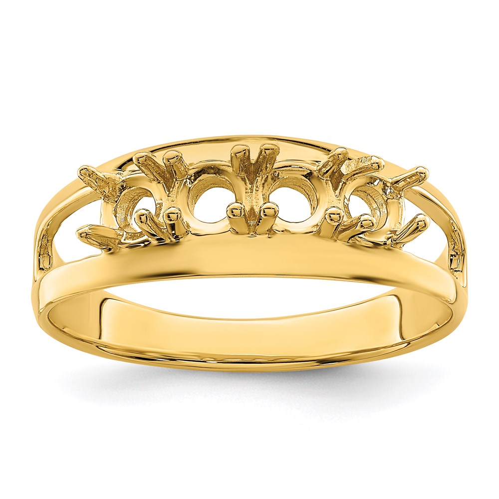 14k Genuine 4 Stone Mother's Ring