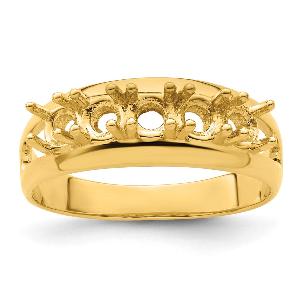 14k Genuine 5 Stone Mother's Ring