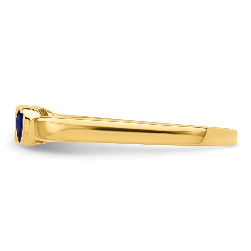 14k Genuine 2 Stone Mother's Ring