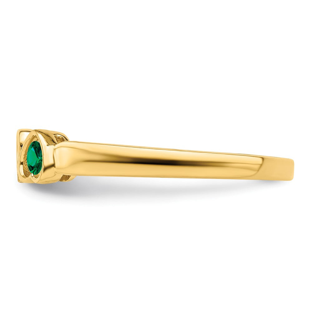 14k Genuine 3 Stone Mother's Ring
