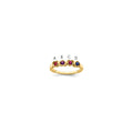 14k Synthetic Family Jewelry Ring
