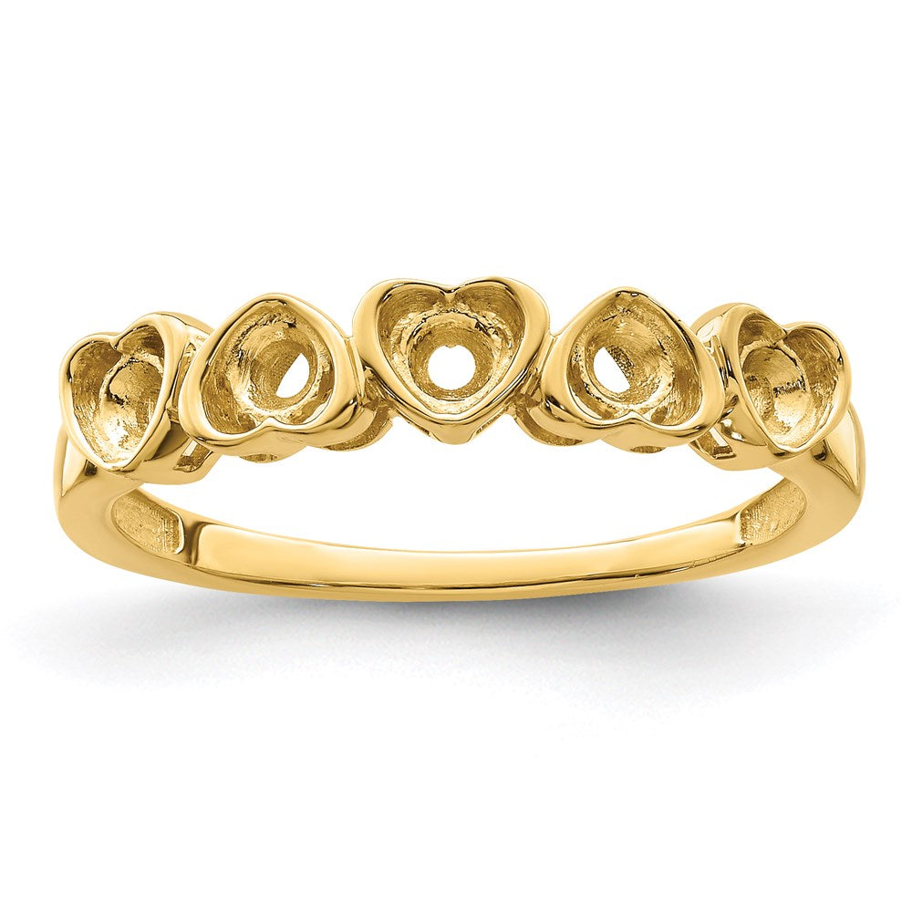 14k Genuine 5 Stone Mother's Ring