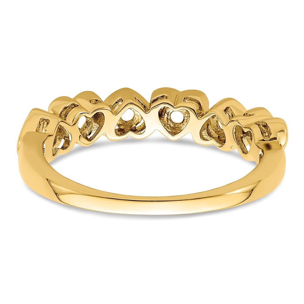 14k Genuine 6 Stone Mother's Ring