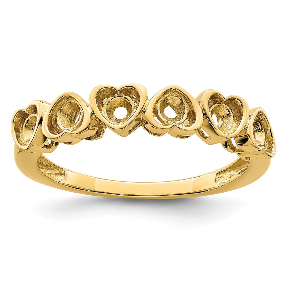 14k Synthetic Family Jewelry Ring