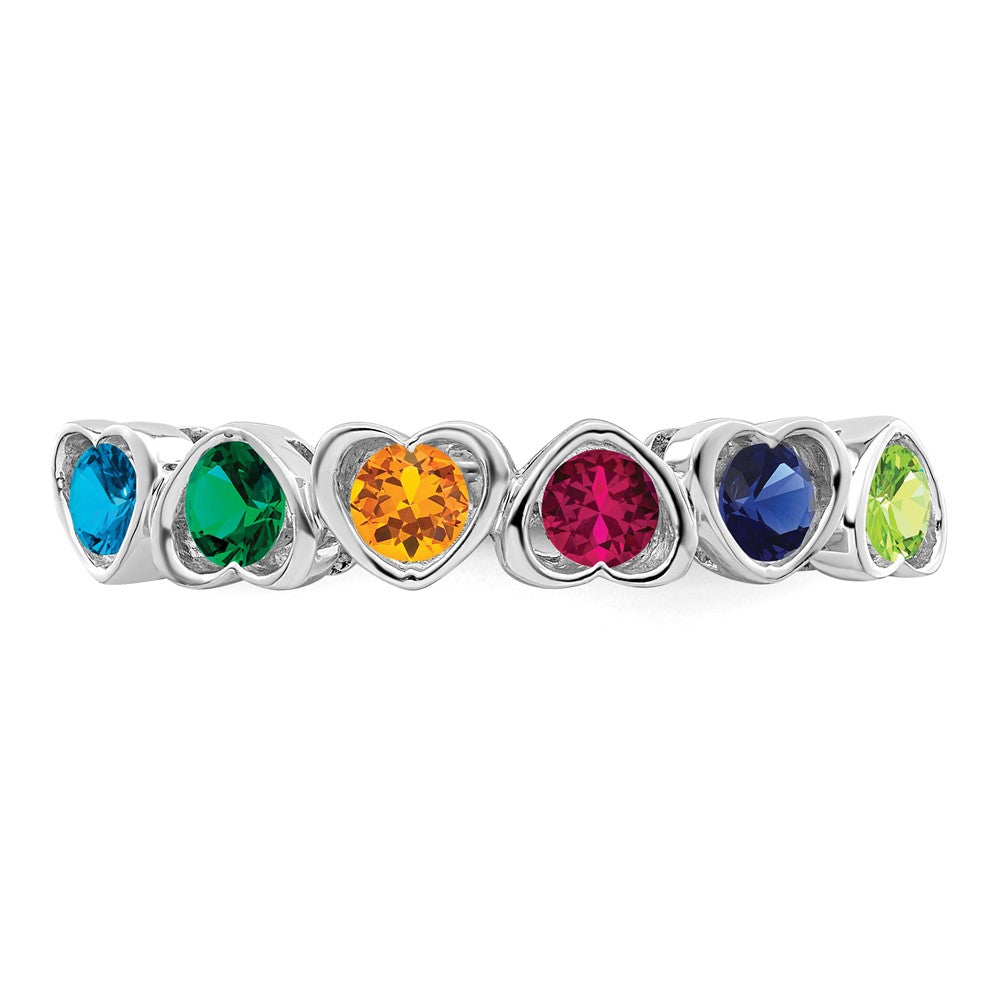 14k White Gold Family Jewelry Ring Mounting