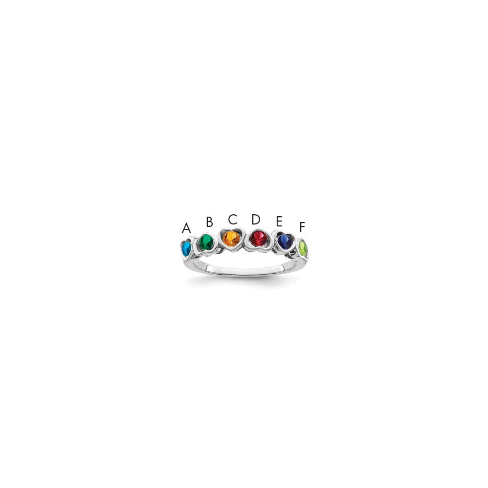 14k White Gold Family Jewelry Ring Mounting