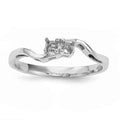 14k White Gold Family Jewelry Ring Mounting
