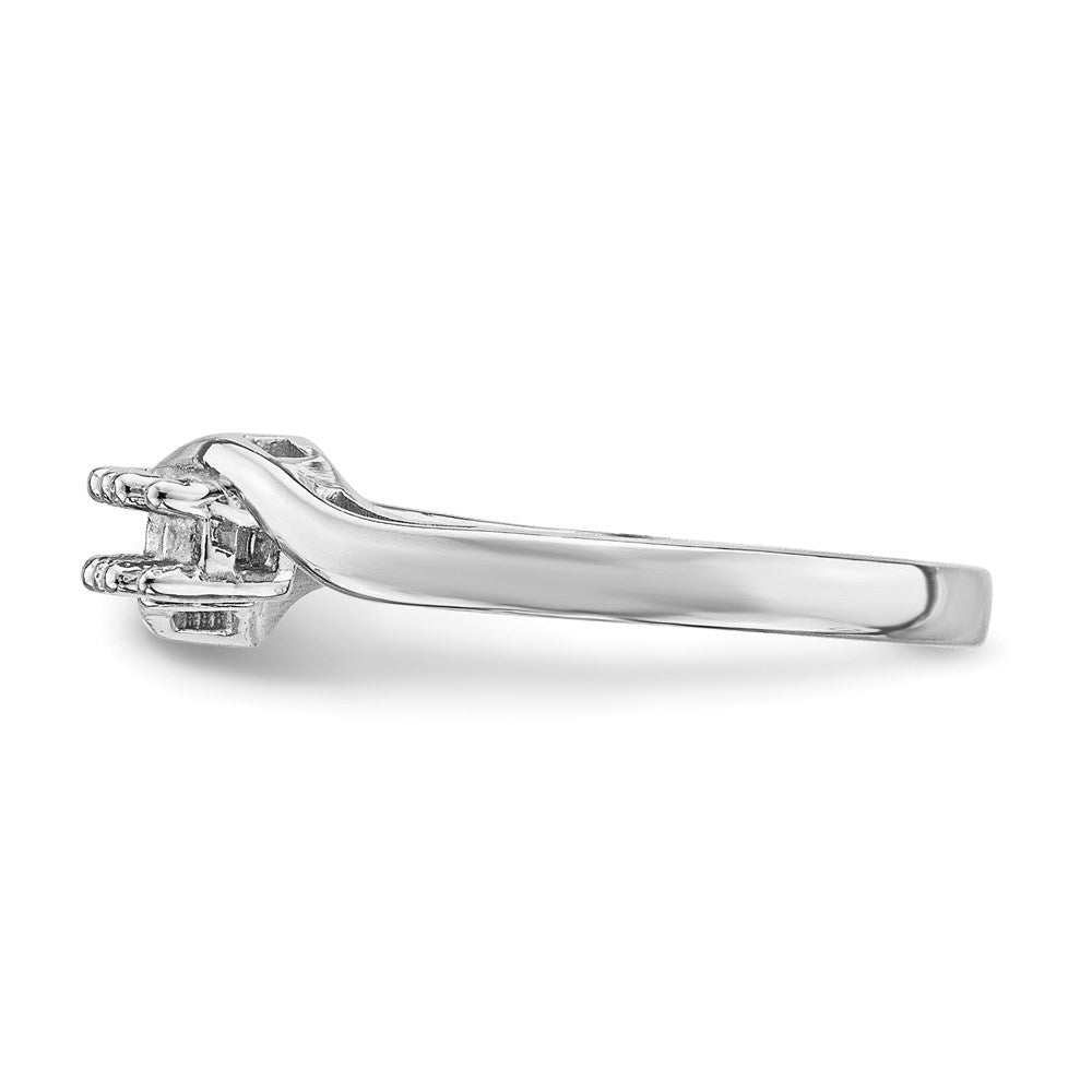 14k White Gold Family Jewelry Ring Mounting