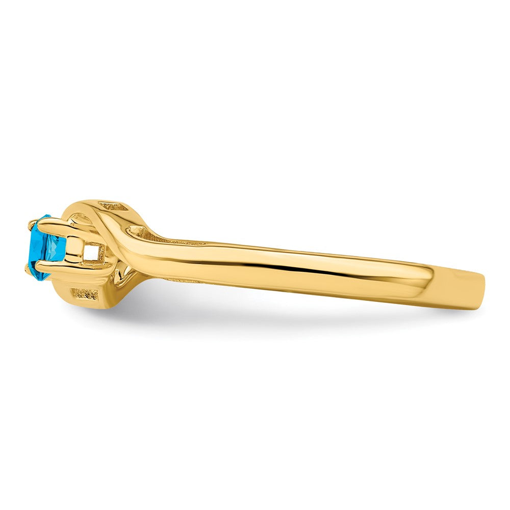 14k Synthetic Family Jewelry Ring