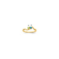 14k Synthetic Family Jewelry Ring