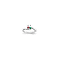 Sterling Silver Rhodium-plated Family Jewelry Mounting