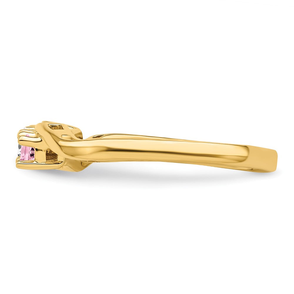 14k Genuine 3 Stone Mother's Ring