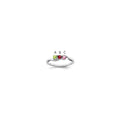Sterling Silver Rhodium-plated Family Jewelry Mounting