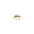 14k Genuine 4 Stone Mother's Ring