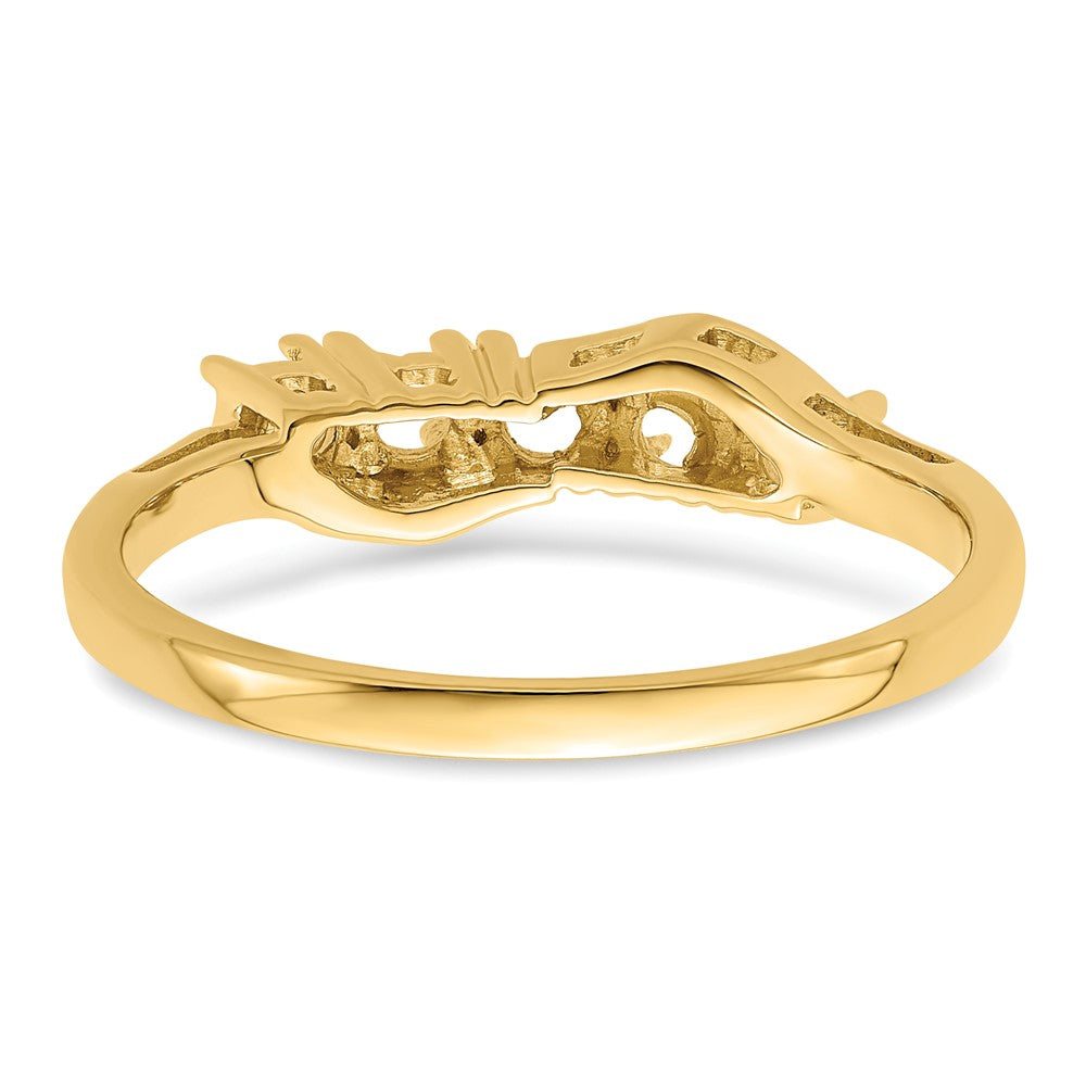 14k Synthetic Family Jewelry Ring
