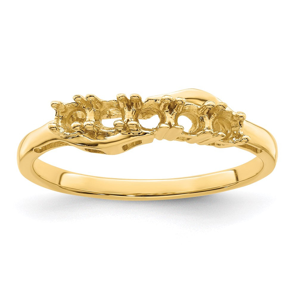 14k Synthetic Family Jewelry Ring