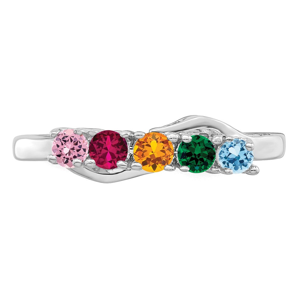 14k White Gold Family Jewelry Ring Mounting