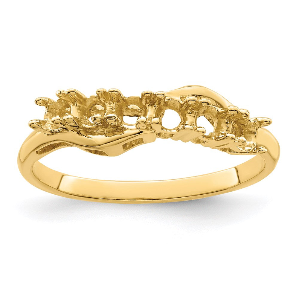 14k Genuine 6 Stone Mother's Ring