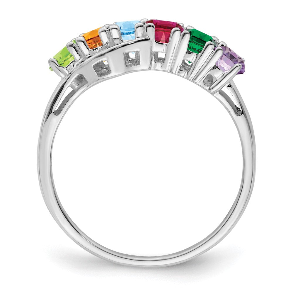 14k White Gold Family Jewelry Ring Mounting