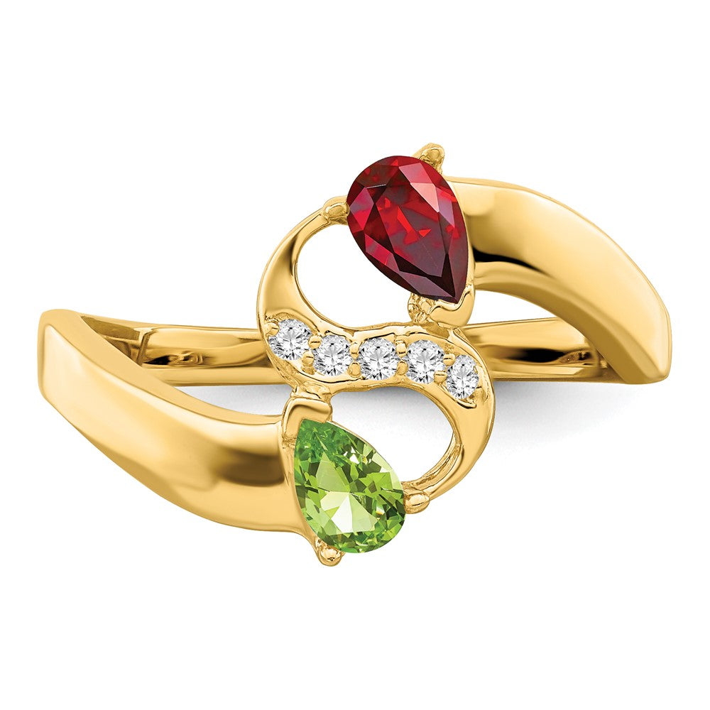 14k Genuine Family Jewelry Ring