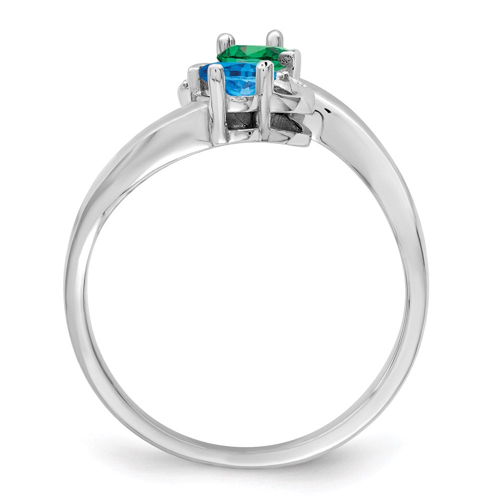 14k White Gold Family Jewelry Ring Mounting
