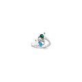 14k White Gold Family Jewelry Ring Mounting