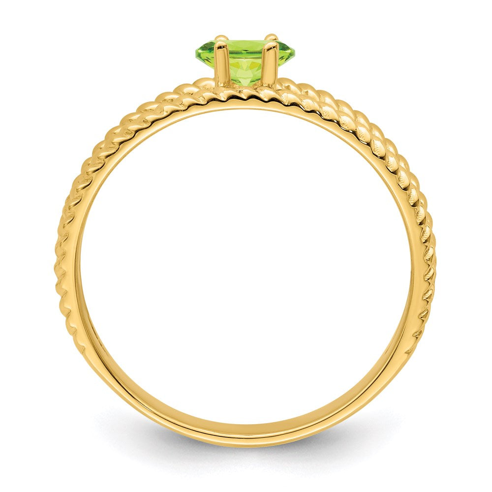 14k Synthetic Family Jewelry Ring