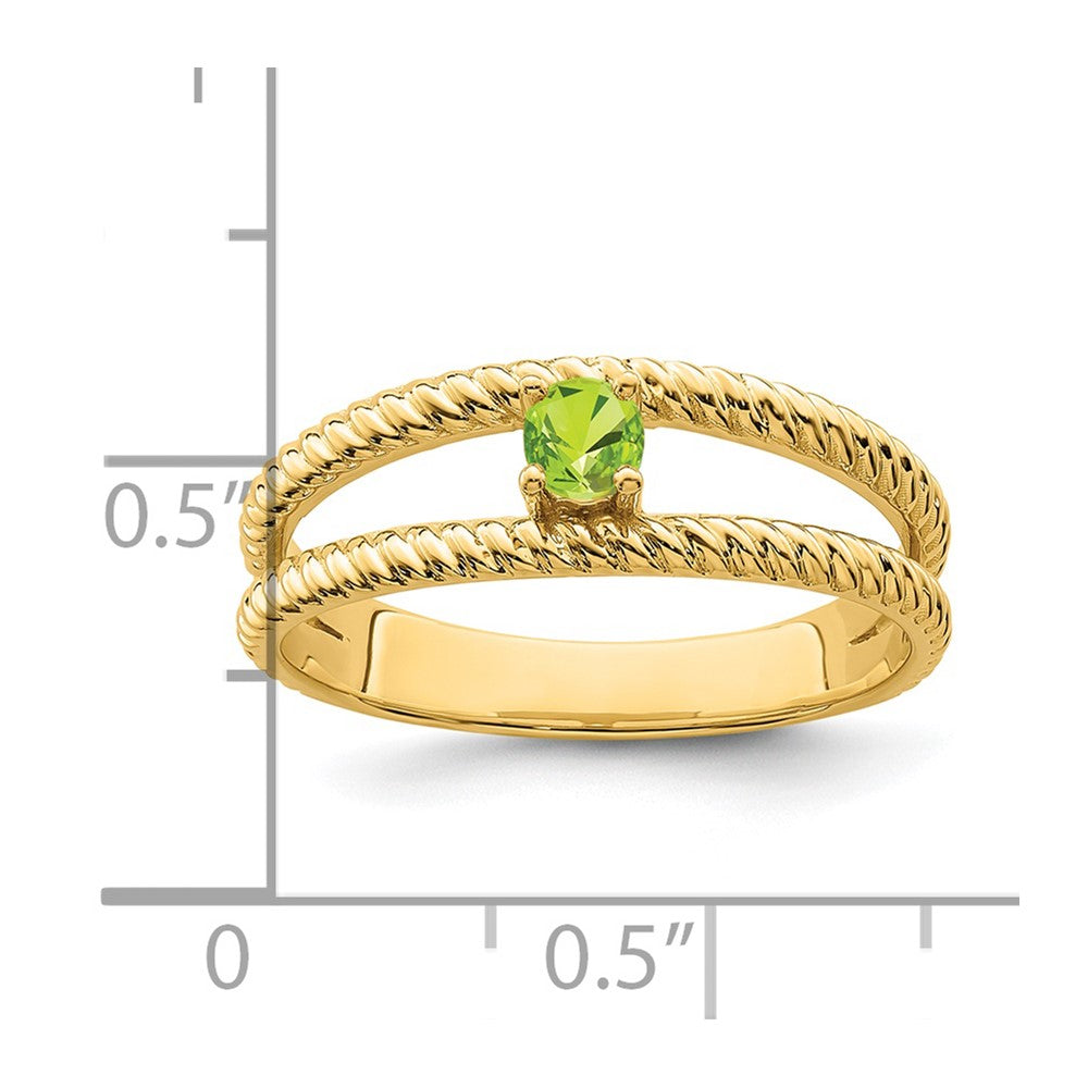 14k Synthetic Family Jewelry Ring